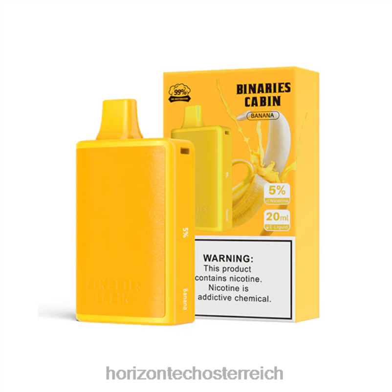 04H4N2 HorizonTech Binaries Cabin Einweg 20ml - HorizonTech Wien Banane