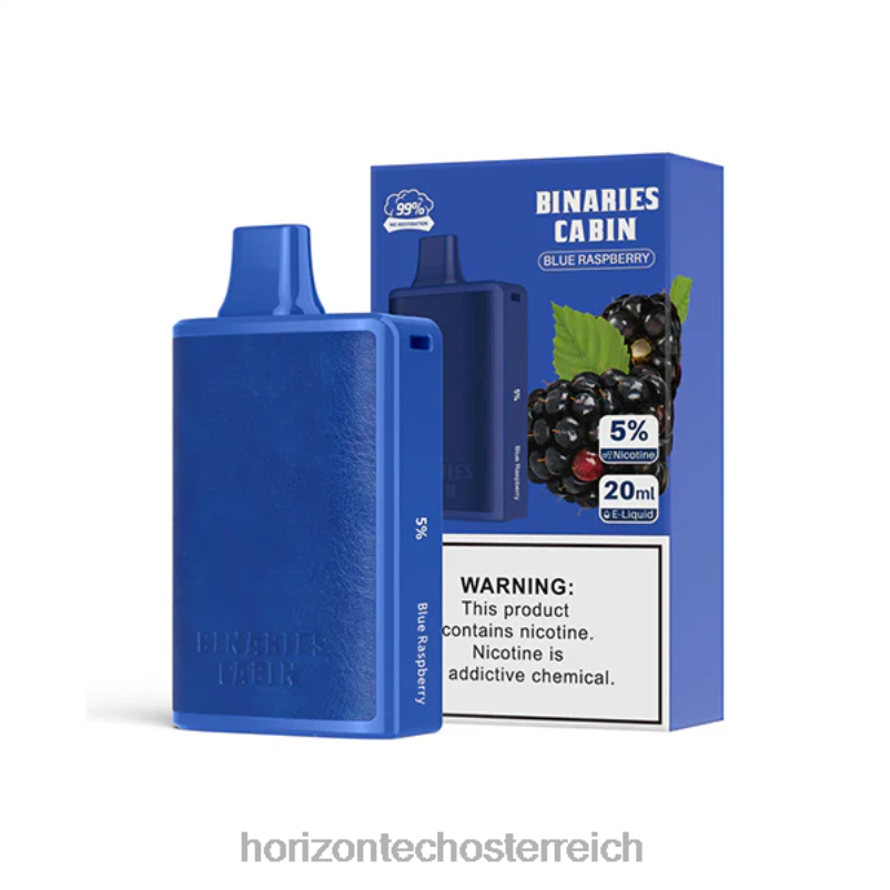 04H4N53 HorizonTech Binaries Cabin Einweg 20mlblaue Himbeere