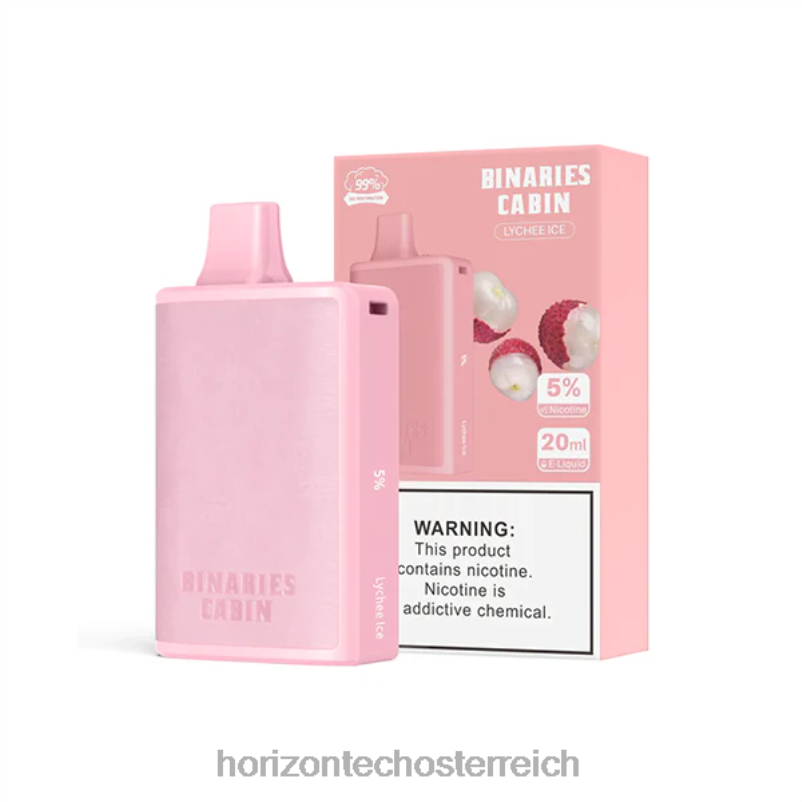 04H4N60 HorizonTech Binaries Cabin Einweg 20mlLitschi-Eis