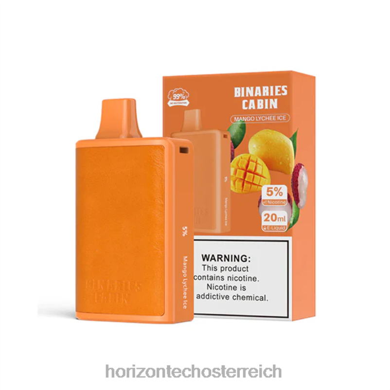 04H4N62 HorizonTech Binaries Cabin Einweg 20mlMango-Litschi-Eis
