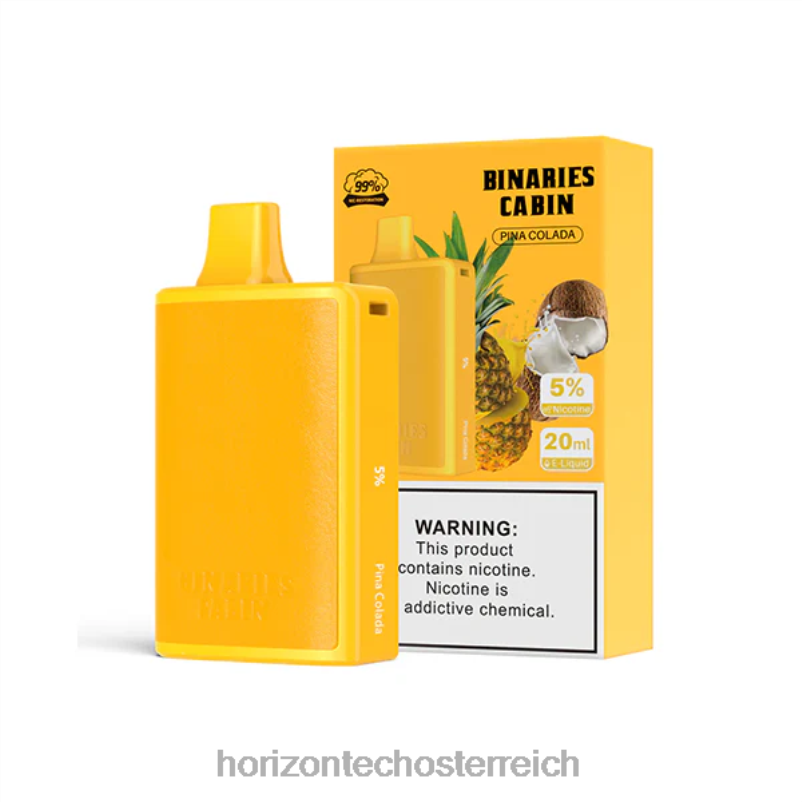 04H4N66 HorizonTech Binaries Cabin Einweg 20mlPina Colada