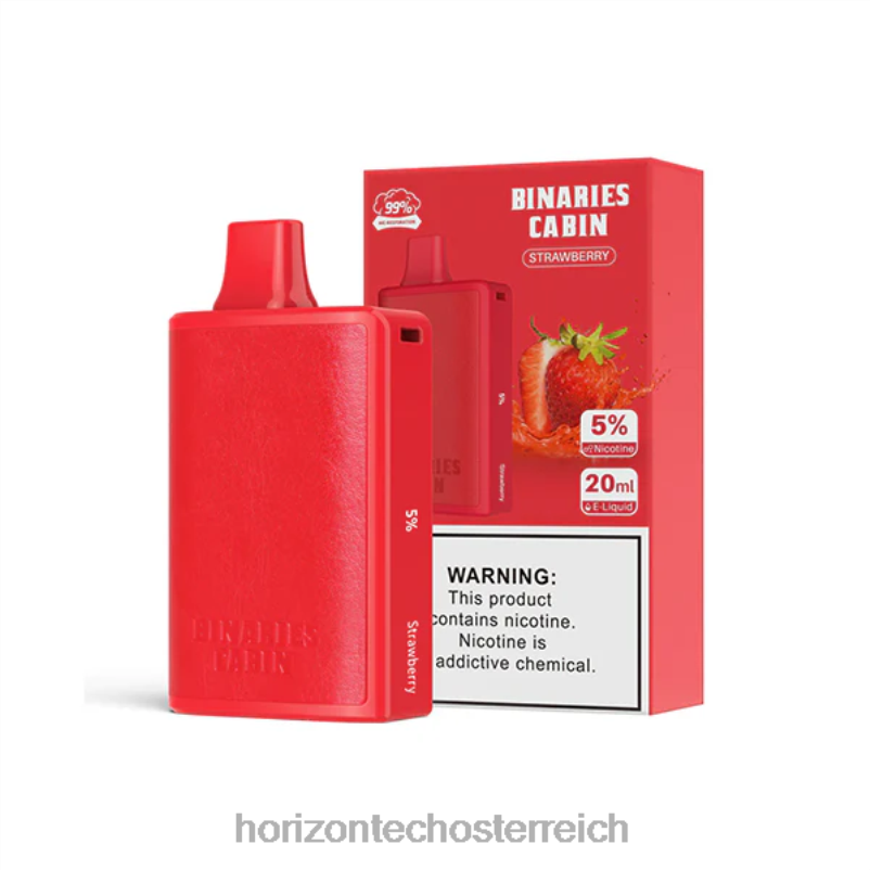 04H4N68 HorizonTech Binaries Cabin Einweg 20mlErdbeere