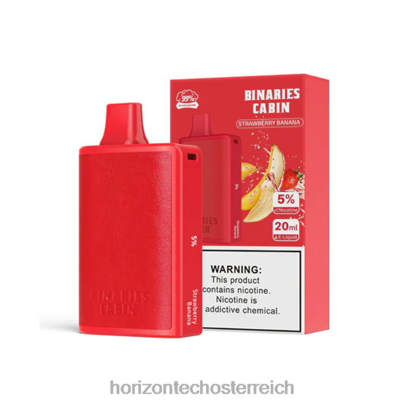04H4N69 HorizonTech Binaries Cabin Einweg 20mlErdbeere Banane