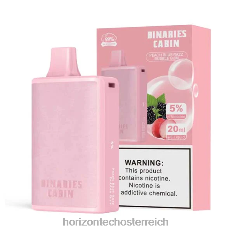 pfirsichblauer Razz-Kaugummi