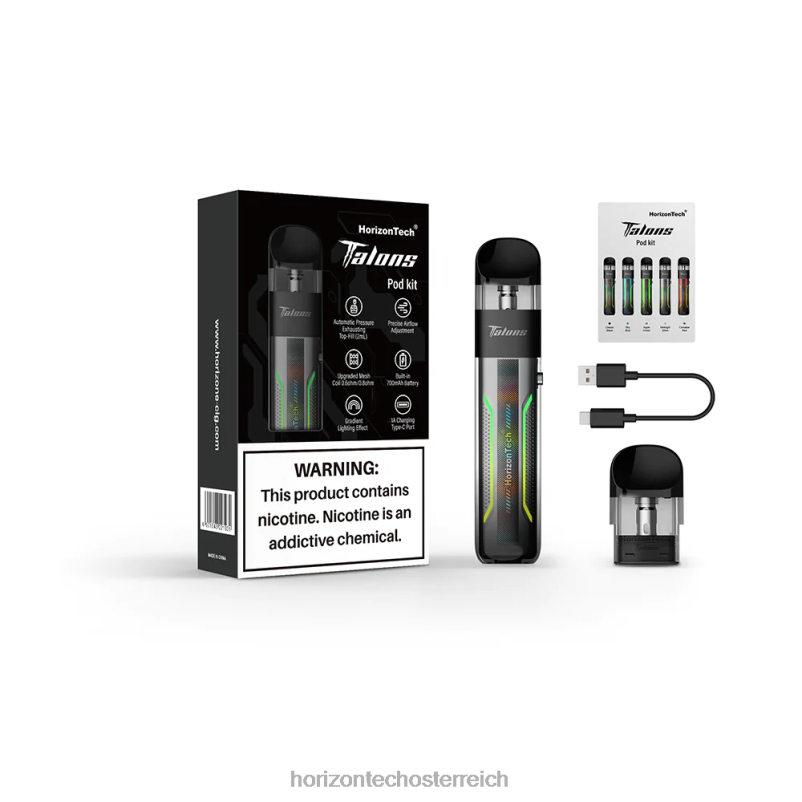 04H4N200 HorizonTech Talons Starter-KitMitternachtssilber