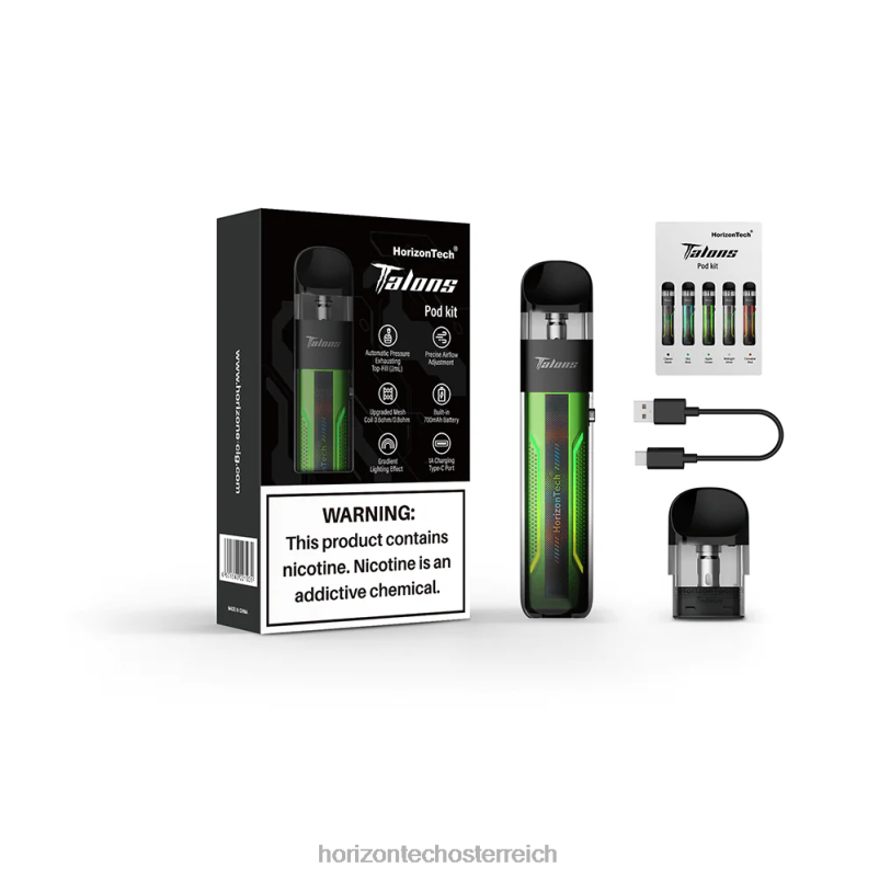 04H4N201 HorizonTech Talons Starter-KitApfelgrün