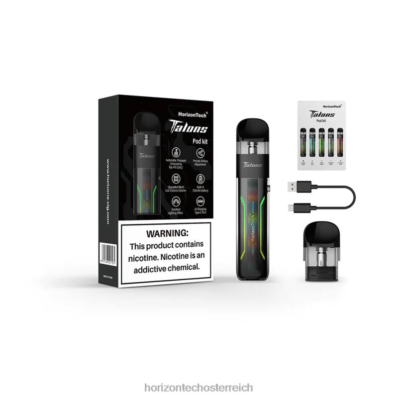 04H4N21 HorizonTech Talons Starter-Kitklassisches Schwarz