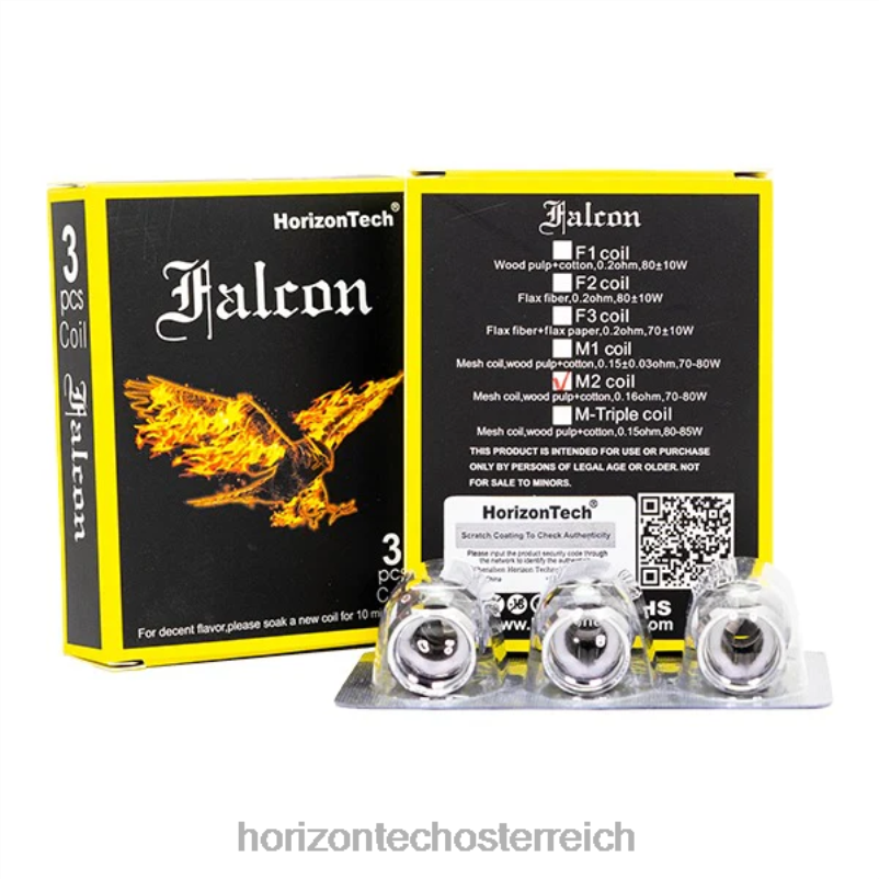 04H4N164 HorizonTech Falcon Spulen (3er-Pack)m2-Mesh-Spule 0,16 Ohm
