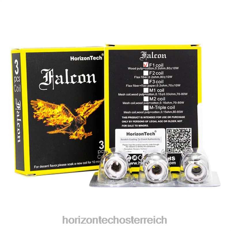 04H4N7 HorizonTech Falcon Spulen (3er-Pack) - Horizon Tech vape coils f1 Spule 0,2 Ohm